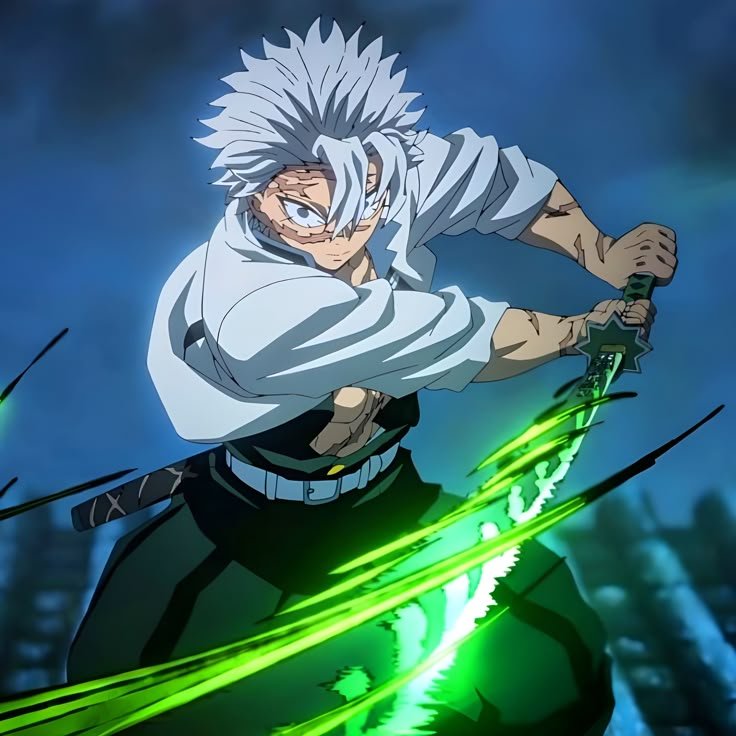 Sanemi Shinazugawa the Wind Hashira known for aggressive combat in Demon Slayer